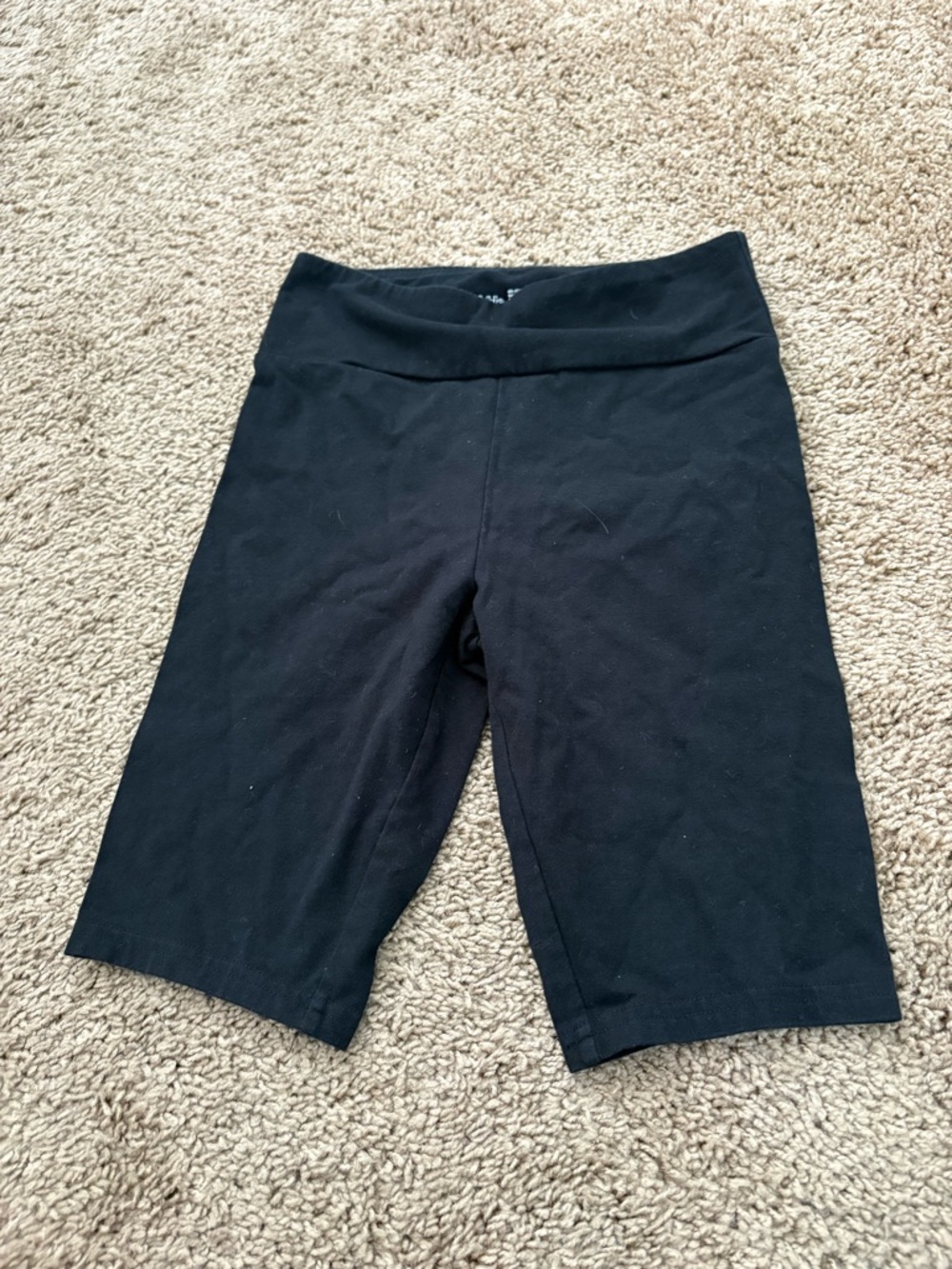 wild fable Black High-Rise Bike Shorts